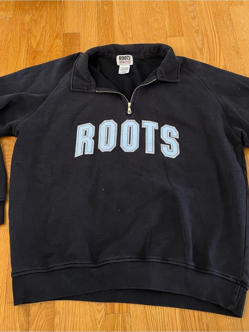 Vintage Roots Navy Quarter-Zip Sweatshirt